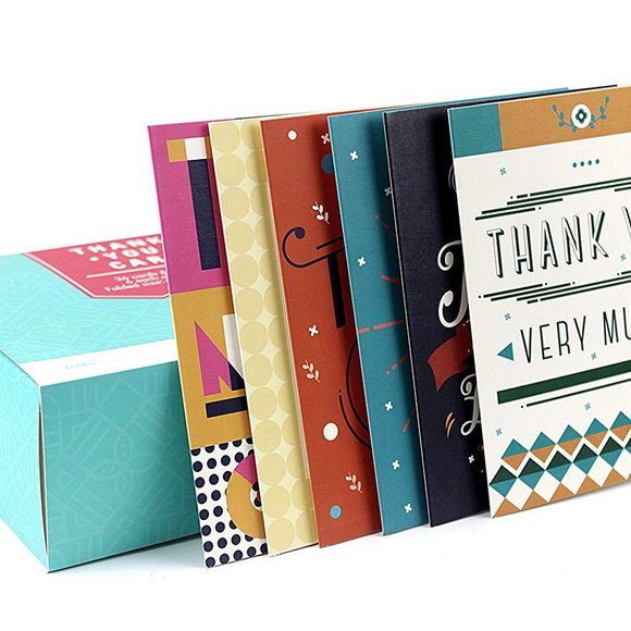 UNIQUE DESIGN THANK YOU CARD(10 BOXES) - Picture 2 of 7